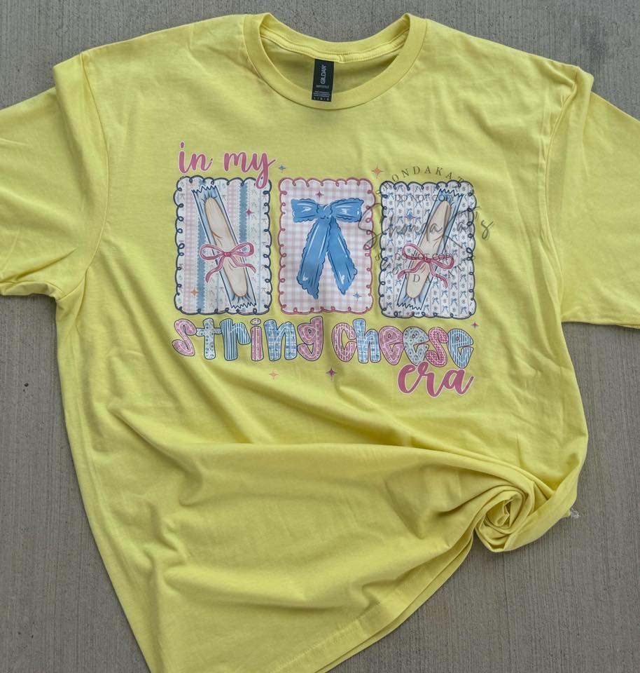 "In My String Cheese Era” Graphic Tee